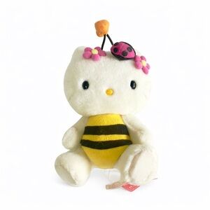 Sanrio Smiles Hello Kitty Bumble Bee Plush Jointed Movable 12" Germany Tag 1998